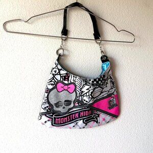 Monster High 2010s vintage skull shoulder bag purse